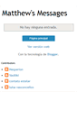 Mobile Screenshot of messagesofmatthew.blogspot.com
