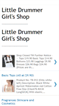 Mobile Screenshot of littledrummergirlshop.blogspot.com