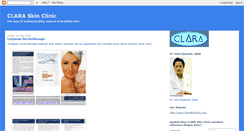 Desktop Screenshot of clara-skinclinic.blogspot.com