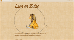 Desktop Screenshot of lionenbulle.blogspot.com