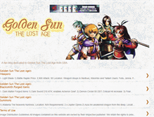 Tablet Screenshot of goldensunthelostage.blogspot.com