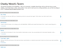 Tablet Screenshot of cheekywench.blogspot.com