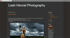 Desktop Screenshot of leahhennelphotography.blogspot.com