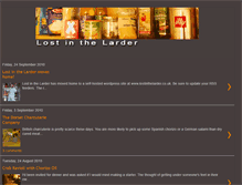 Tablet Screenshot of lostinthelarder.blogspot.com