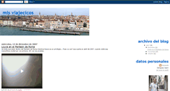 Desktop Screenshot of misviajecicos.blogspot.com
