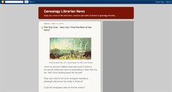 Desktop Screenshot of genlibrarian.blogspot.com