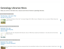 Tablet Screenshot of genlibrarian.blogspot.com