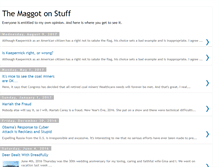 Tablet Screenshot of maggotonstuff.blogspot.com
