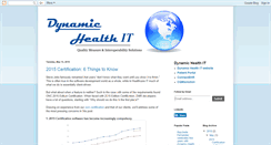 Desktop Screenshot of dynamichealthit.blogspot.com