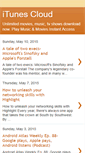 Mobile Screenshot of itunescloud.blogspot.com