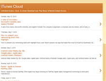 Tablet Screenshot of itunescloud.blogspot.com