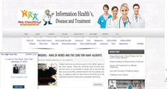 Desktop Screenshot of infoshealthy.blogspot.com