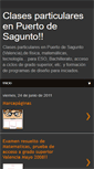 Mobile Screenshot of clasesparticularesencasa.blogspot.com