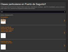 Tablet Screenshot of clasesparticularesencasa.blogspot.com