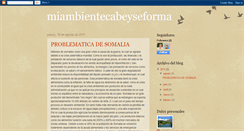 Desktop Screenshot of miambientecabeyseforma.blogspot.com