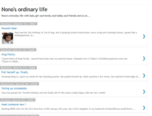 Tablet Screenshot of nonoslife.blogspot.com