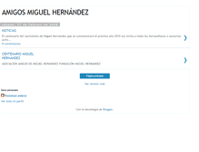 Tablet Screenshot of amigosmiguelhernandez.blogspot.com