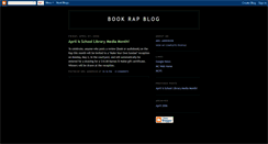 Desktop Screenshot of bookrap.blogspot.com