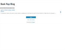 Tablet Screenshot of bookrap.blogspot.com