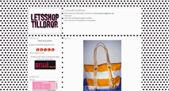 Desktop Screenshot of letsshoptilldrop.blogspot.com