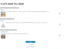 Tablet Screenshot of letsshoptilldrop.blogspot.com