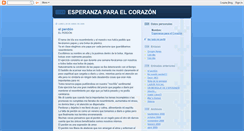 Desktop Screenshot of esperanzaparaelcorazon.blogspot.com