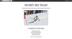 Desktop Screenshot of huskyskiteam.blogspot.com