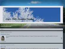 Tablet Screenshot of loesshillscreativecrochet.blogspot.com