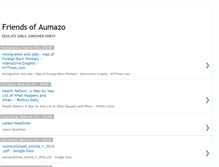 Tablet Screenshot of friendsofaumazo.blogspot.com