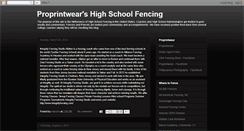 Desktop Screenshot of highschoolfencing.blogspot.com