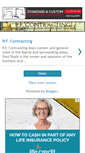 Mobile Screenshot of pfcontracting.blogspot.com