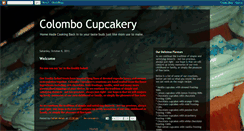 Desktop Screenshot of colombocupcakery.blogspot.com