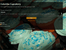 Tablet Screenshot of colombocupcakery.blogspot.com