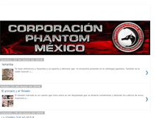 Tablet Screenshot of corporacionphantom.blogspot.com