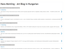 Tablet Screenshot of hans-memling-hublog.blogspot.com