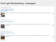Tablet Screenshot of firstlightwoodworking.blogspot.com