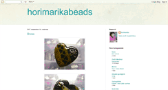 Desktop Screenshot of horimarikabeads.blogspot.com