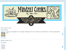 Tablet Screenshot of mindzaicomics.blogspot.com