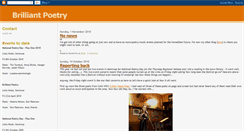 Desktop Screenshot of brilliantpoetry.blogspot.com