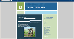 Desktop Screenshot of christiansminiweb.blogspot.com