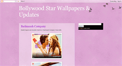 Desktop Screenshot of bollywood-star-wallpaper.blogspot.com