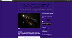 Desktop Screenshot of miley-and-hannah.blogspot.com