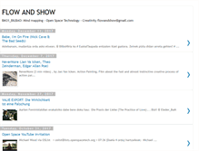 Tablet Screenshot of flowandshow.blogspot.com