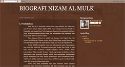 Desktop Screenshot of nizamalmulk.blogspot.com