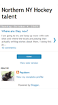 Mobile Screenshot of northernnyhockeytalent.blogspot.com
