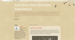 Desktop Screenshot of americanfeistbreedersassociation.blogspot.com