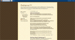 Desktop Screenshot of haplogroupu7.blogspot.com