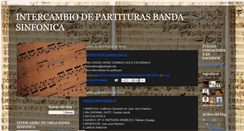 Desktop Screenshot of intercabiopartiturasbanda.blogspot.com