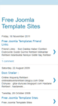 Mobile Screenshot of freejoomlateplatesites.blogspot.com