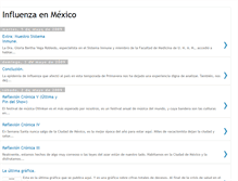 Tablet Screenshot of influenzaenmexico.blogspot.com